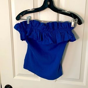 Anthropologie strapless top